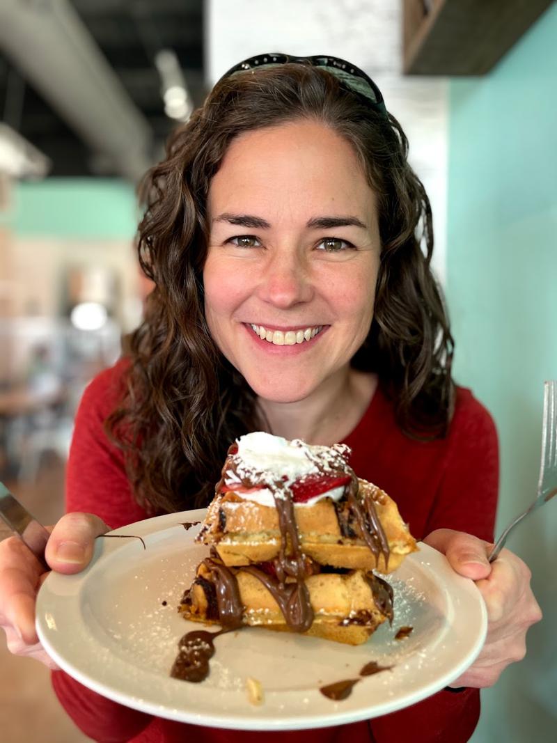 Just Love Coffee — Nutella Waffle