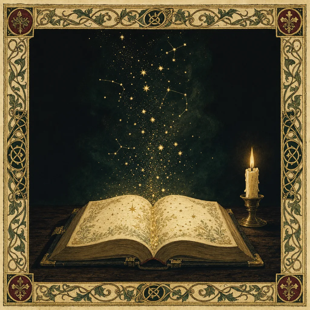 A painted emblem for Open the Silmarillion.
